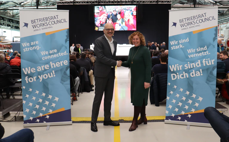 — © Foto: Betriebsrat Airbus Defence and Space Manching